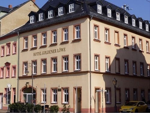 Hotel Goldener Loewe Waldheim Exteriér fotografie